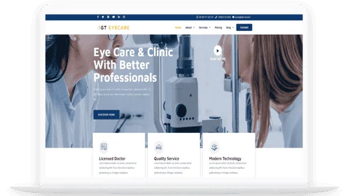 Eye Care Website Development Services